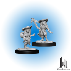 Pathfinder Deep Cuts Unpainted Miniatures: Female Gnome Bard